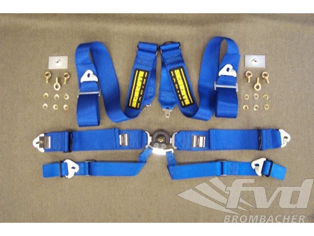 Schroth Seat Belt Profi III-6-P blue 76mm