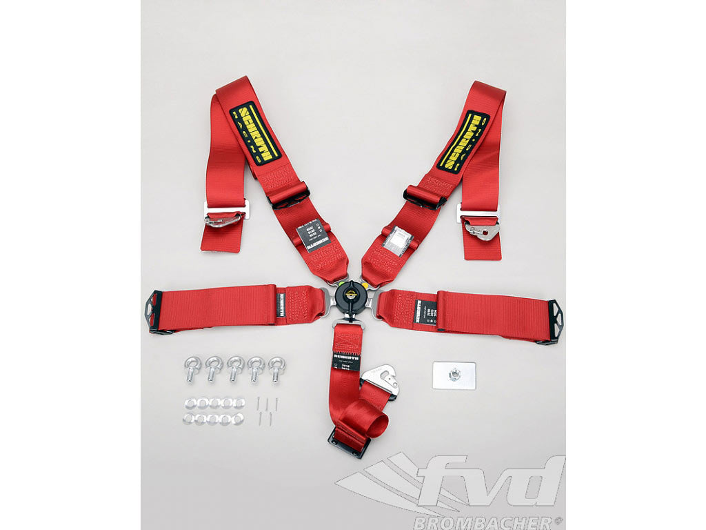 Schroth Seat Belt Profi III-5-P.ASM RED 76mm