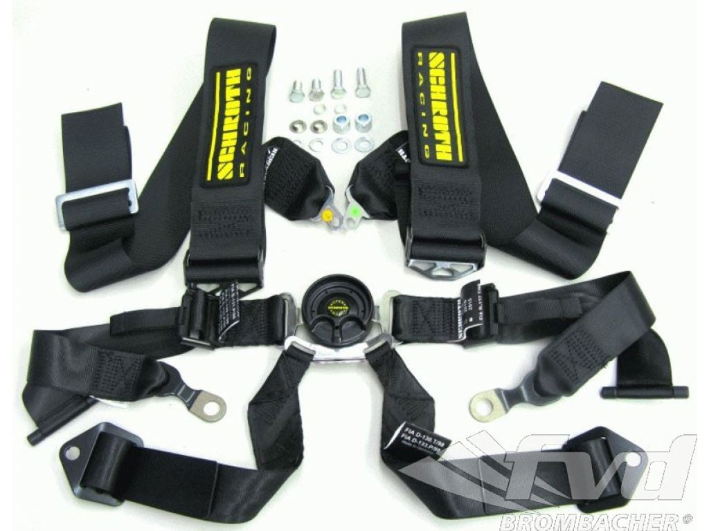 Schroth 6-point belt black GT-3 CS black with/without Hans System