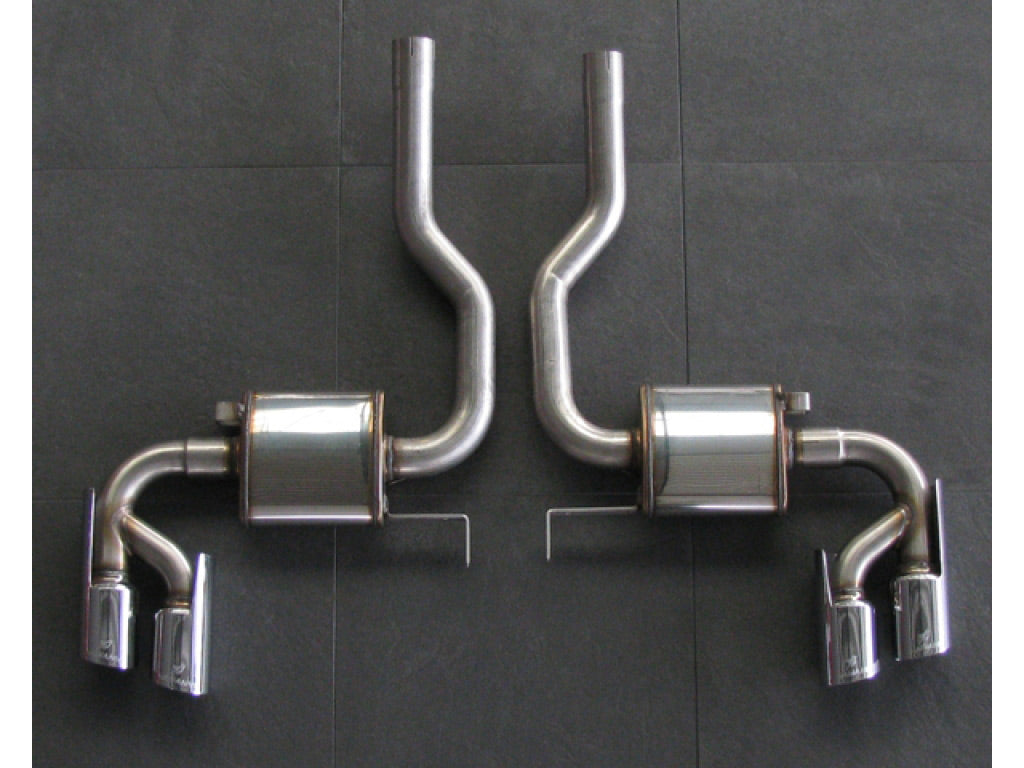 Hamann Sport Rear Muffler Quad Tips Non-Tuv