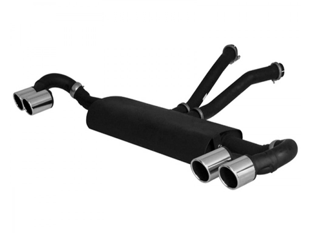 REMUS Stainless Muffler w/90mm Quad Tips