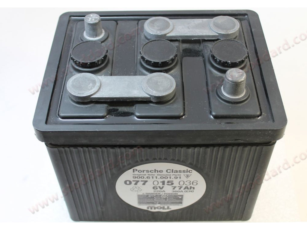 Battery, 6 Volt 360CCA. Porsche Classic Part.