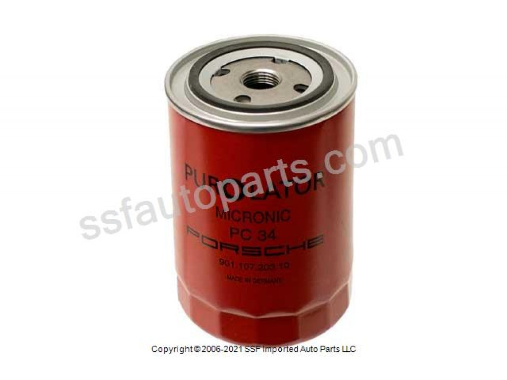 GENUINE PORSCHE Oil Filter - Red Purolator PC34