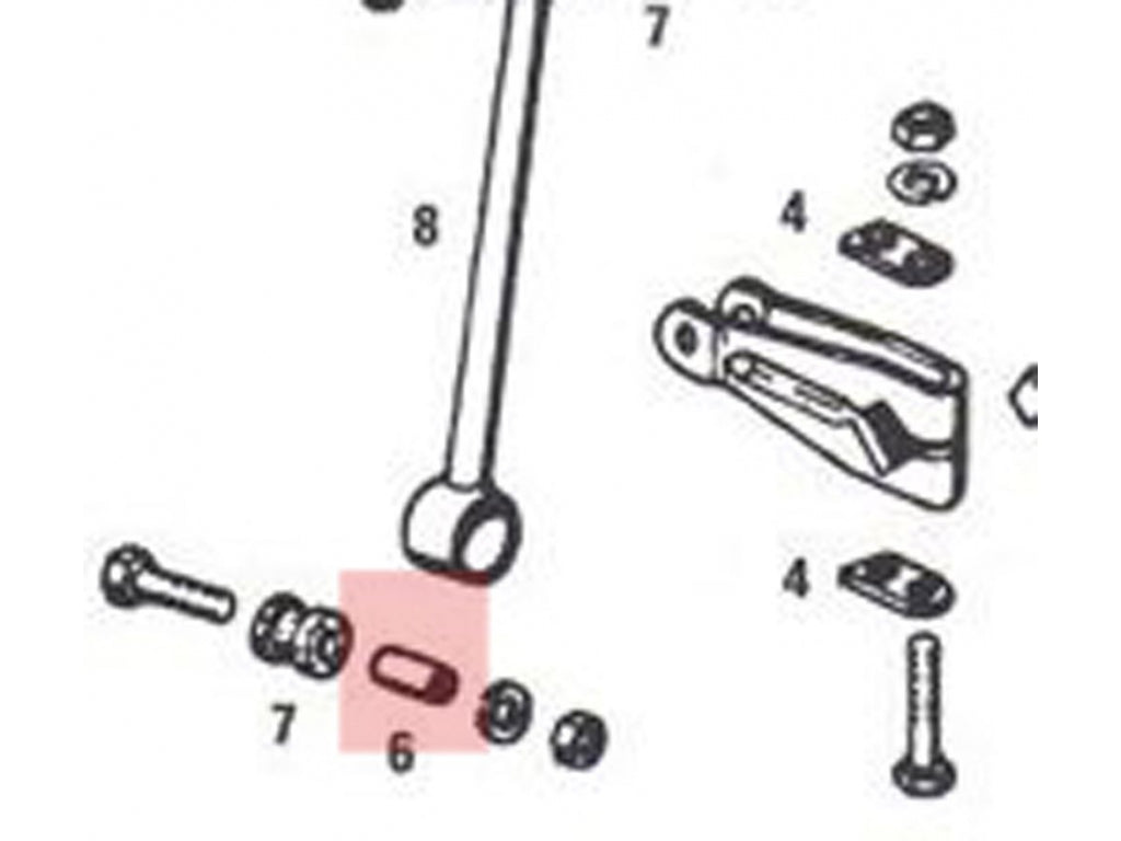 Anti-Roll Bar Drop Link Bushing Spacer Tube