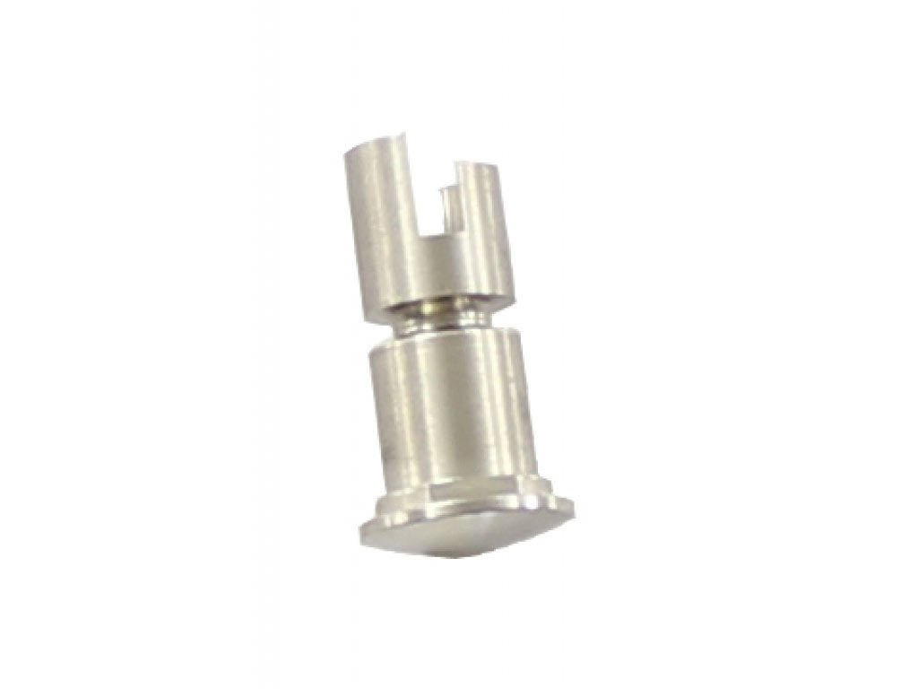 Outer button, chrome, 2 reqd. Fits 1965 (from chassis #301880)-1976.