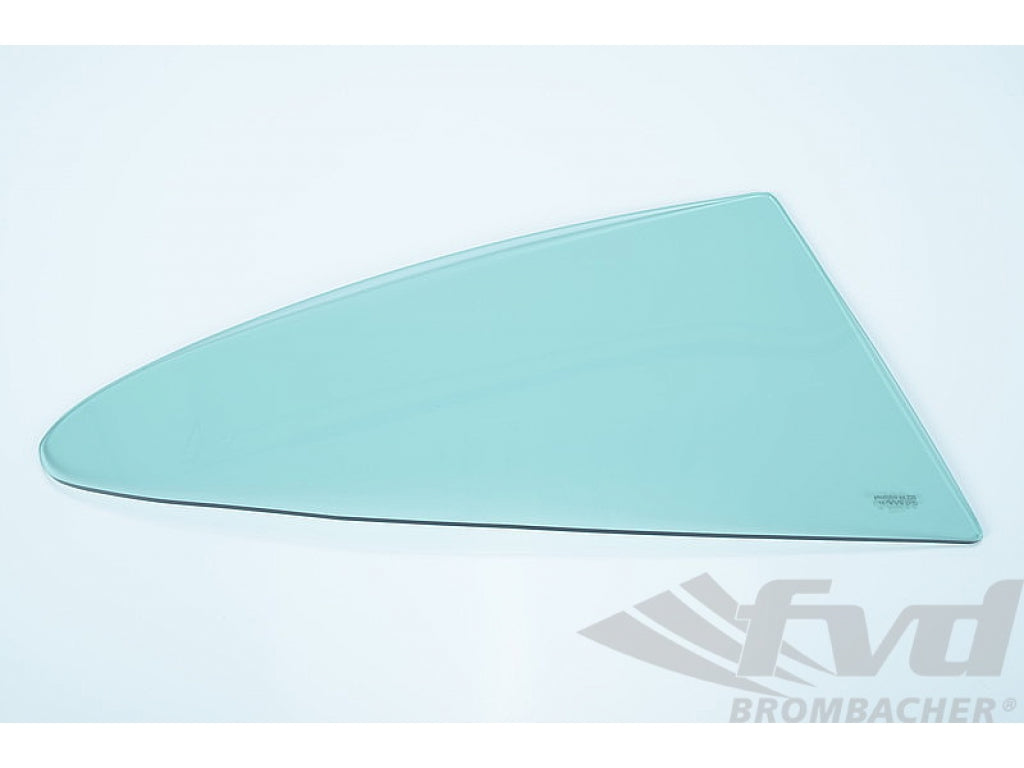 Pop Out Rear Quarter Window 911 / 930 1965-77 - Right - Green