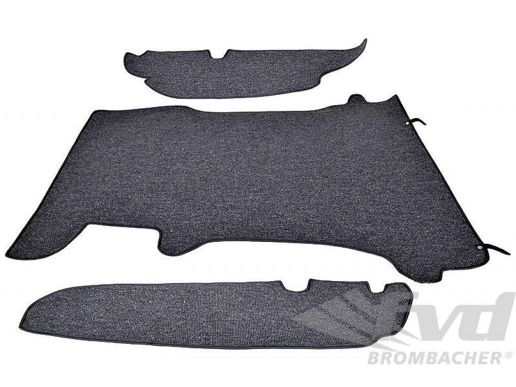 Bugraummatte 911 Boucle schwarz Ausfuhrung Kraftstoffbehalter 62 L