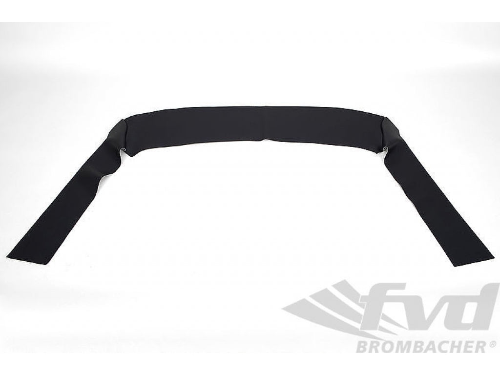 Windshield Frame Trim 911 1965-89 Targa / Cabrio - Black - Leatherette