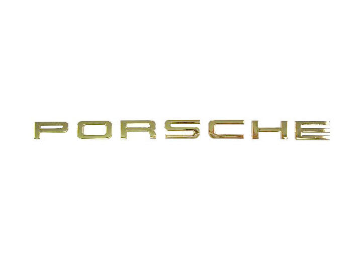 Porsche 914 911, engine lid grille, individual letter set, gold