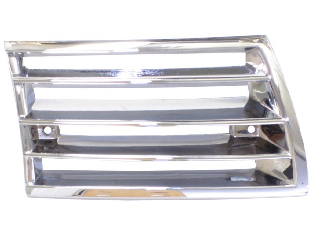 Horn grill, right side, chrome. Fits 1969-1972.