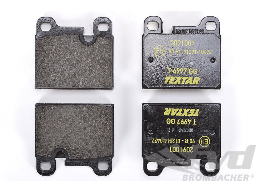Brake Pad Set - Rear for 911 Up to 1989 / Front for M Caliper - OEM