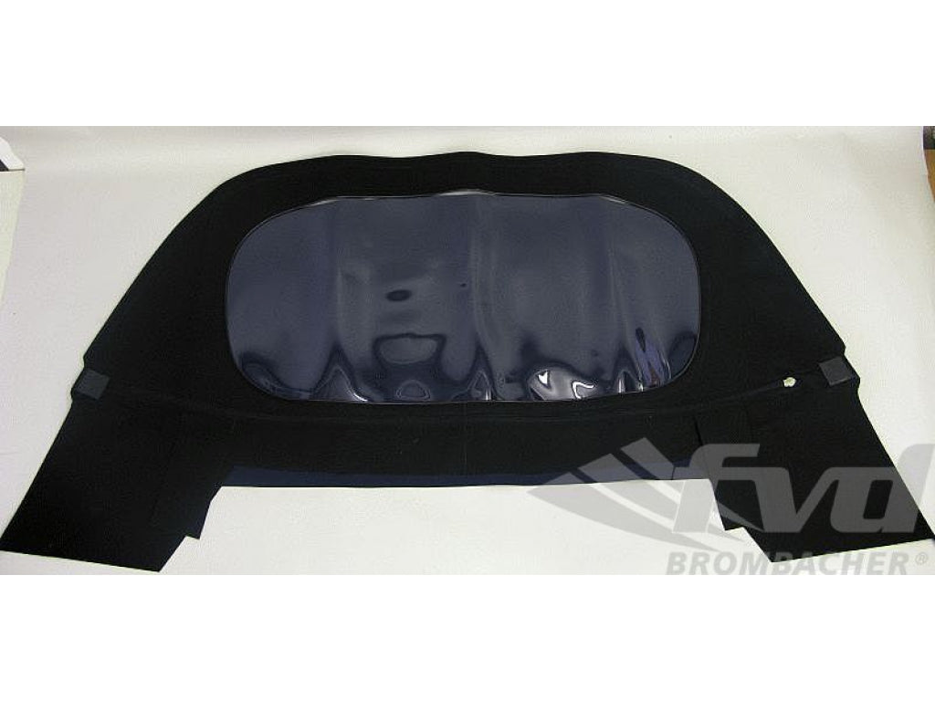 Cabrio Top 911 / 930 1978-85 - Rear Window Section - Black - Mechanical Top