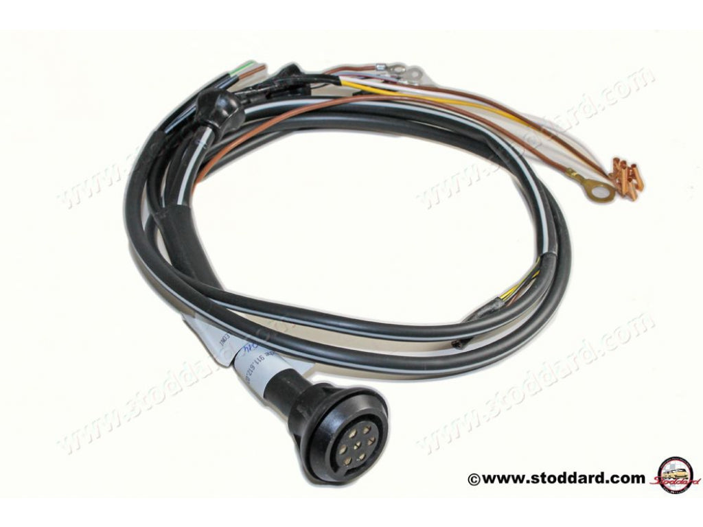 Front Light Wiring Harness, Left for 911 1970-1973