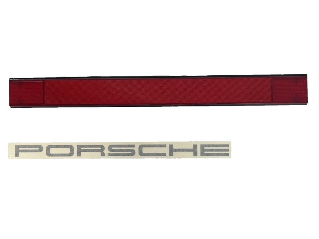 rear center rear reflector lens with decal 911 912e