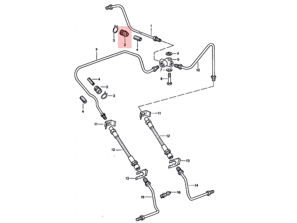 Brake Line Grommet