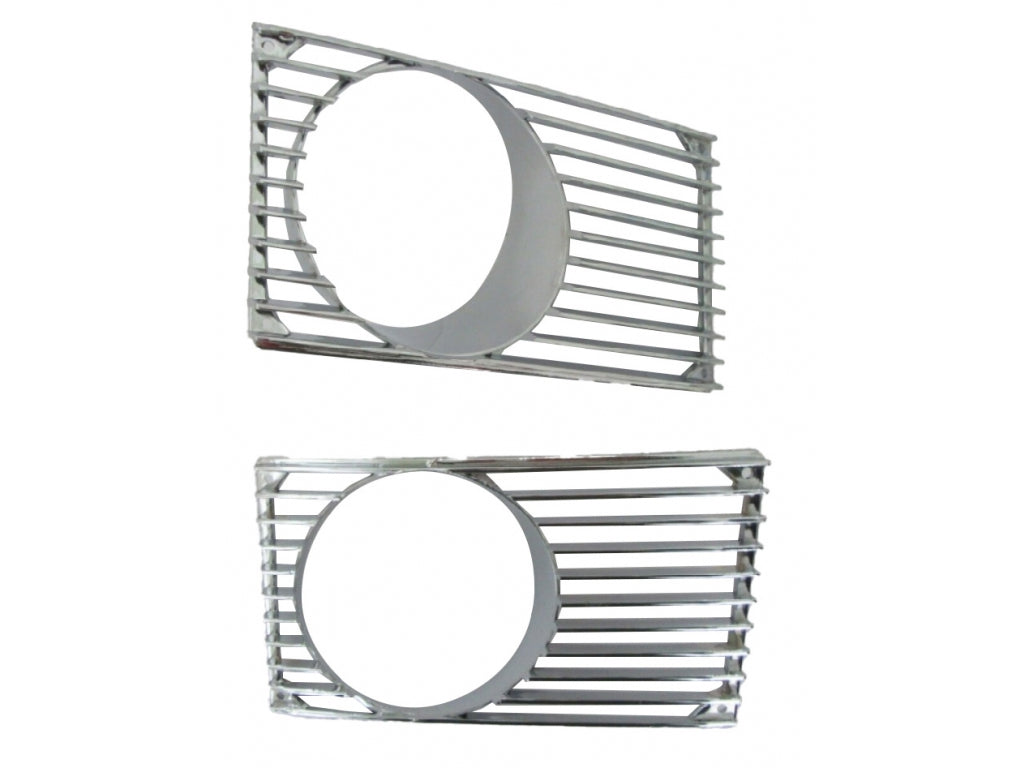 PORSCHE 914 chrome driving fog light grill set of two