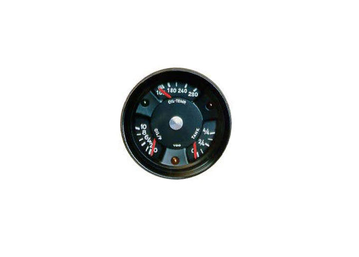 Factory FUEL, oil pressure and oil temperature COMBINED GAUGE 914 - made to order price dependent on condition of your gauge