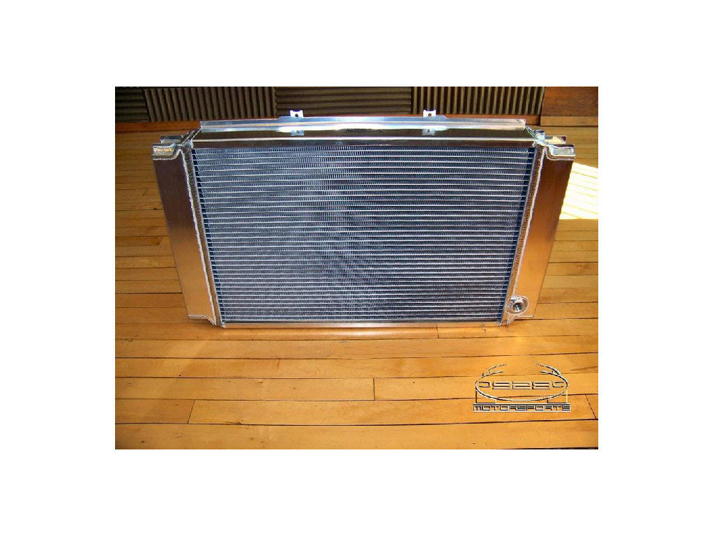 All-Aluminum Replacement Radiator with left integral oil cooler