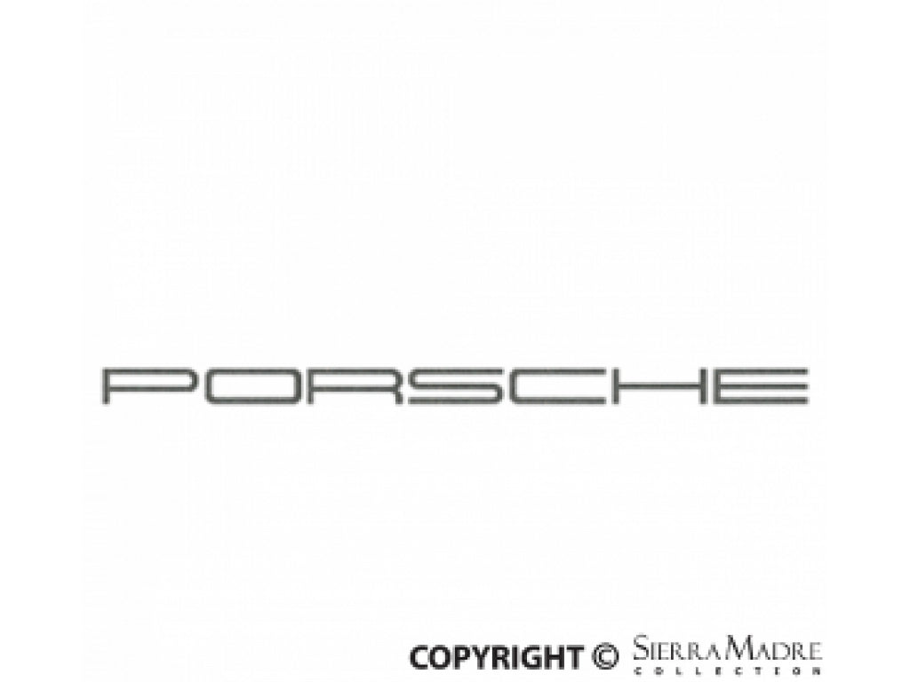 Porsche decal - Dark grey