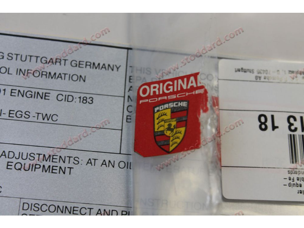 Engine Specifications Decal For 911 78-83