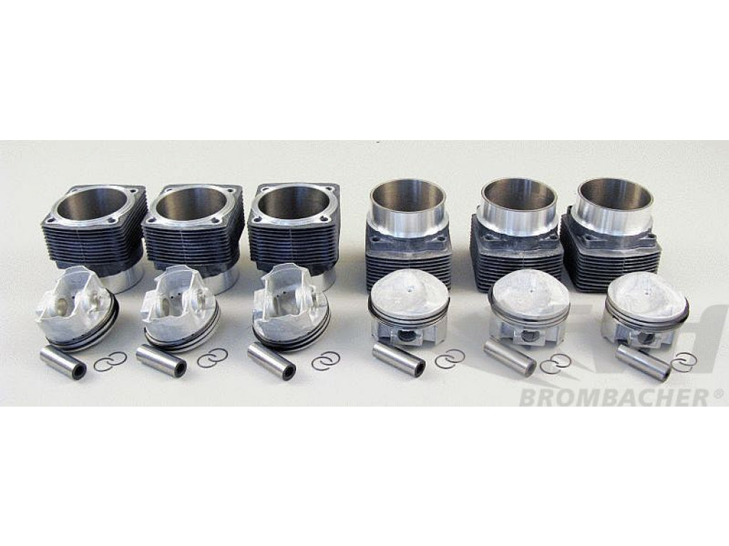 Piston and Cylinder Set 911 SC 1981-83 (676-684 G) - 204 Hp - Original Spec.