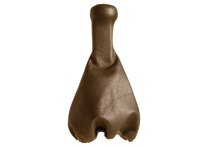 shift boot and knob, Brown wITHOUT shift pattern cap; 924 1976-85, 944 1982-85