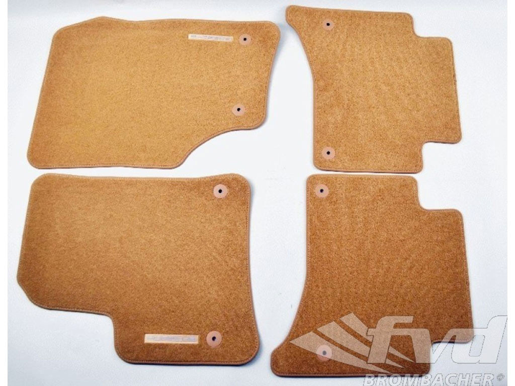 original floormats set Cayenne sandbeige