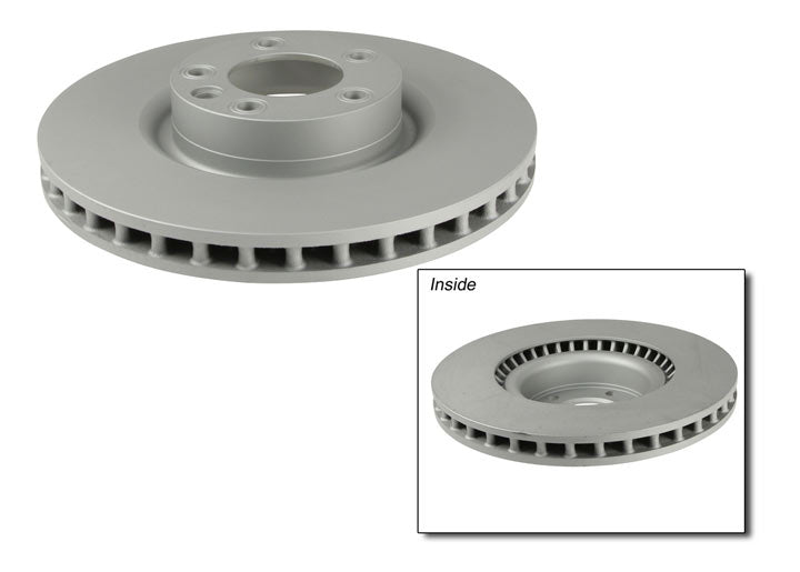 ZIMMERMANN Coated vented BRAKE DISC FRONT