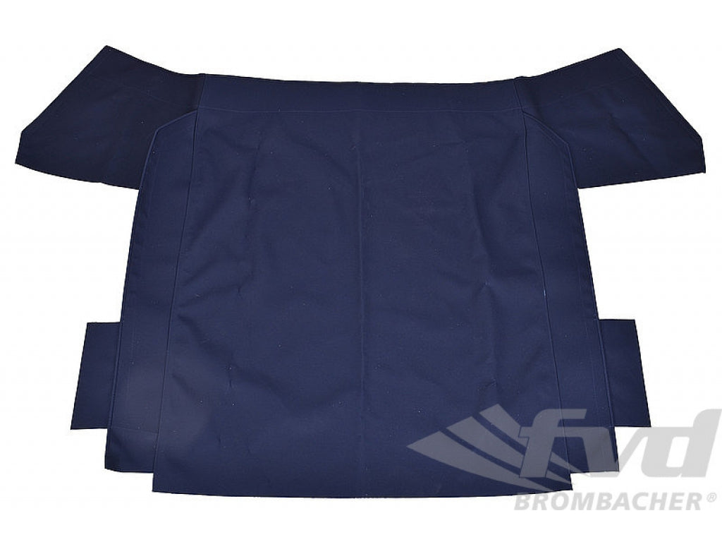 Convertible / Cabrio Top 911 1986-89 / 964 - Complete - dark blue - with Trapezoidal Zipper Window