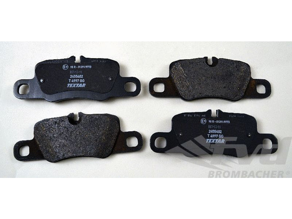 Brake pads rear 970 Panamera Turbo S with power kit IX80, without Ceramic brake PCCB (I450)