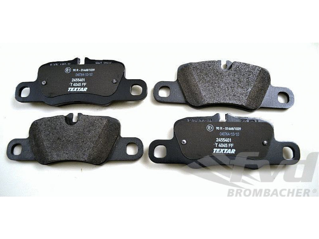 Brake pads rear 970 Panamera 10-, (for steel disk)