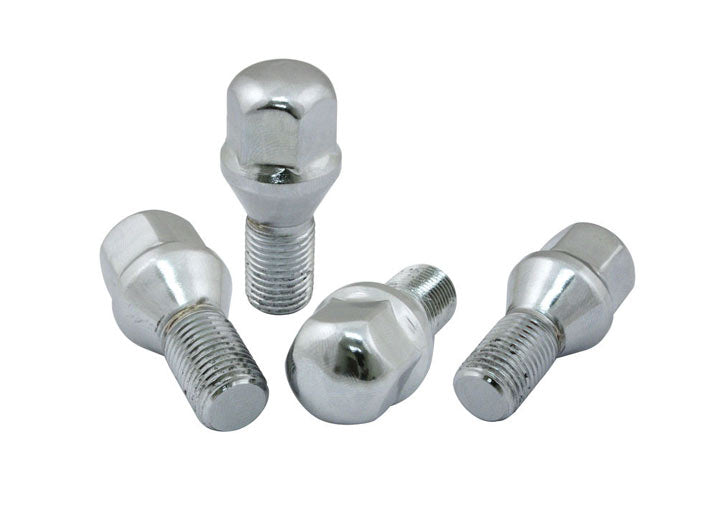 60 Degree Conical Chrome Lug Bolt Set of 4