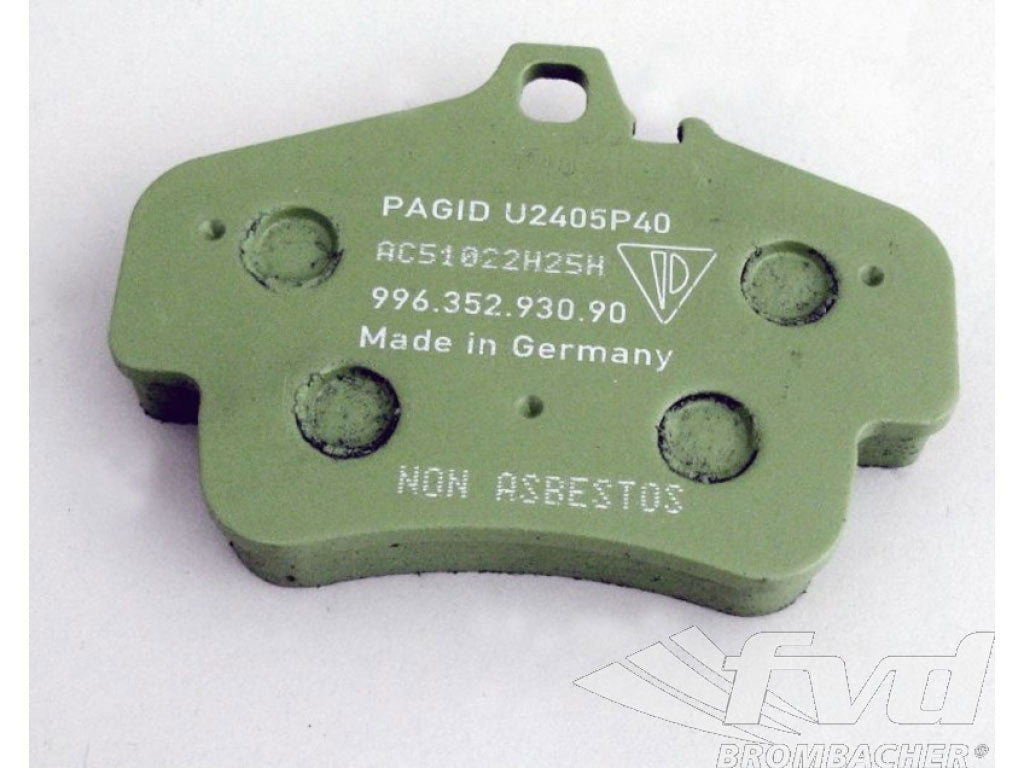 Brake pad 996 GT3 cup rear