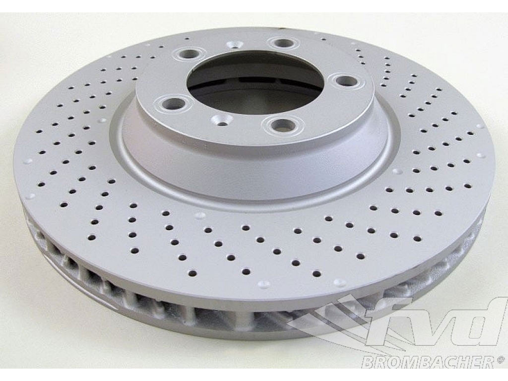 Brake disc front right 996GT2, 996GT3/RS 04-05, 997GT3 07-09, 350x34 mm