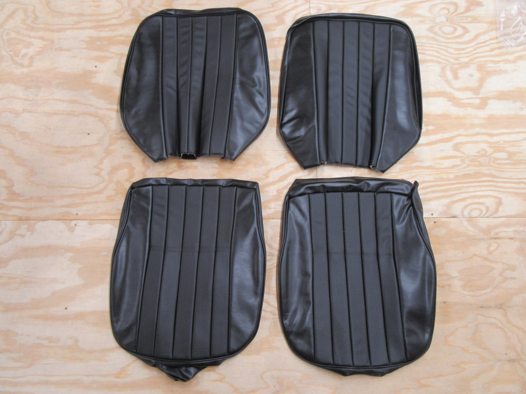 black seat cover kit set of two 911 912 65-73