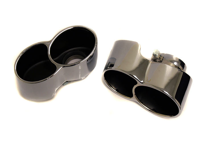 Agency Power Exhaust Tips, Black Chrome