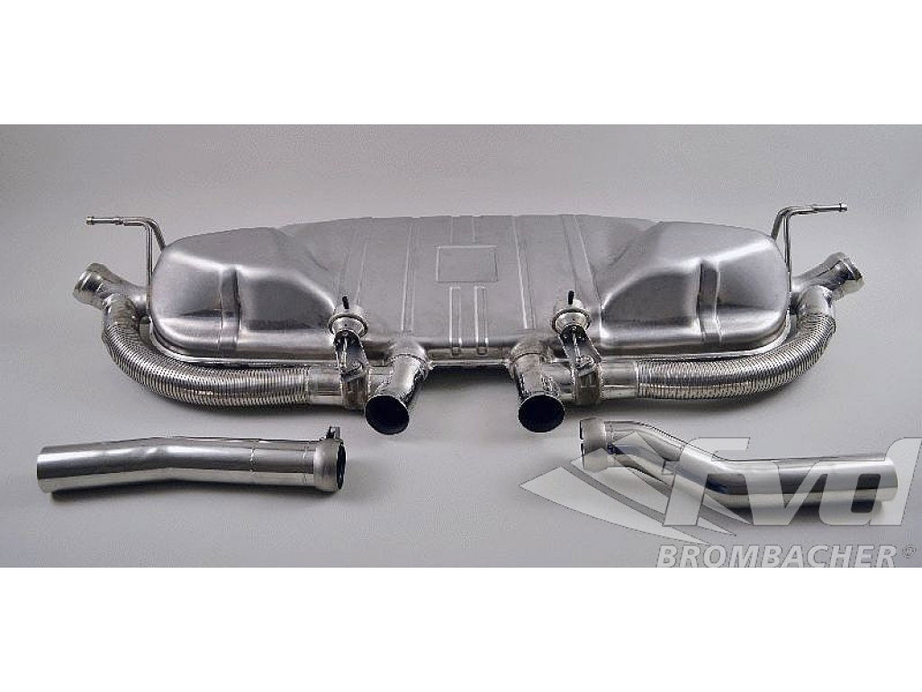Sport Muffler Cayenne 957 Turbo with valves