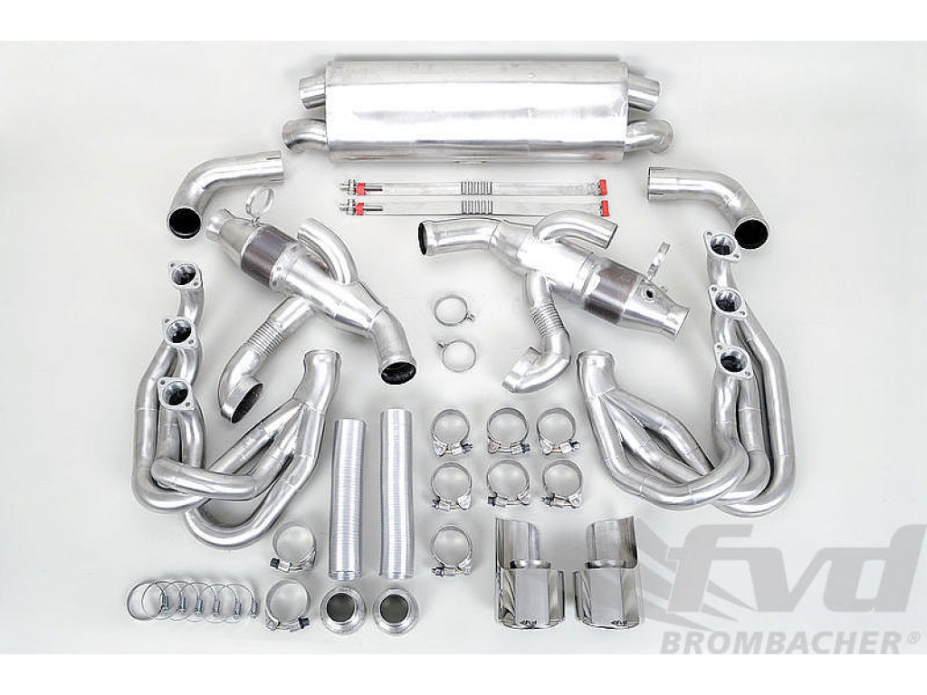 Exhaust System 964 - SPORT - 200 Cell Catalytics- Dual Outlet - With Heat