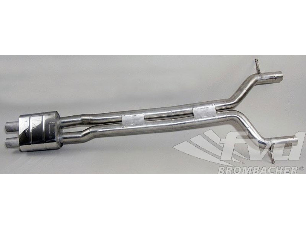 Primary Sport Muffler Panamera S & 4S Brombacher for Brombacher Mufflers