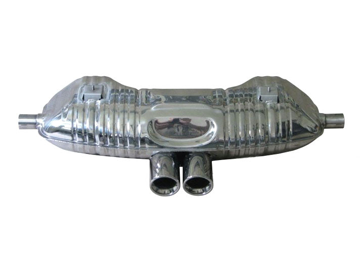 call for availability - Sport Muffler Brombacher 986/S Boxster  (Sound Version), Stainless Steel, 2x90mm
