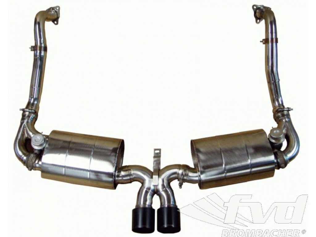 Sport Muffler Black Edition for 987.2 Boxster/S