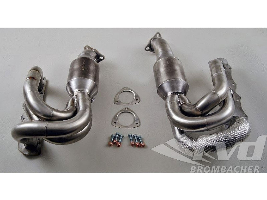 Sport Headers 987.2 with 200 cell HJS HF sport catalytics