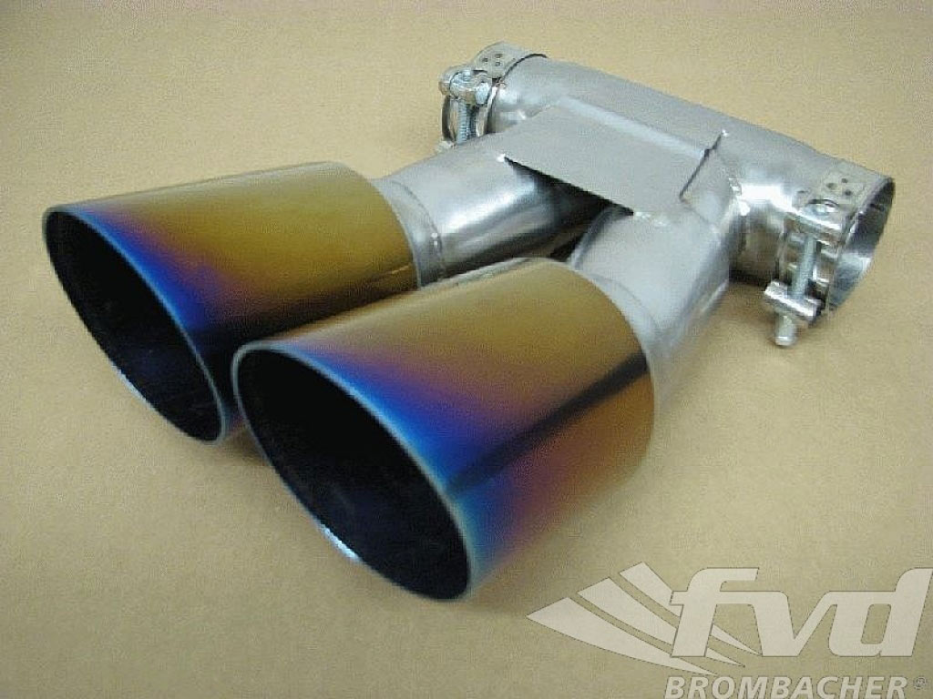 Twin tail pipe Titan 987-2 Cayman / Cayman R 2 x 90mm