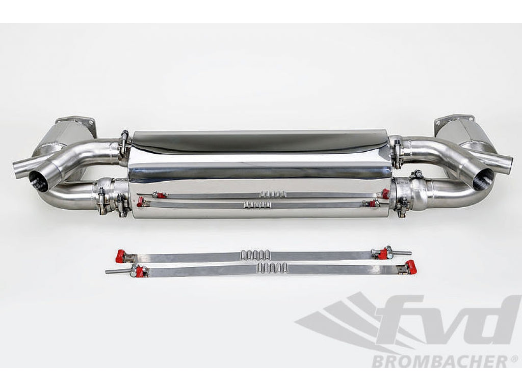 Sport Exhaust System, 911 2014+ (991) Turbo/S Brombacher (Sound Version)