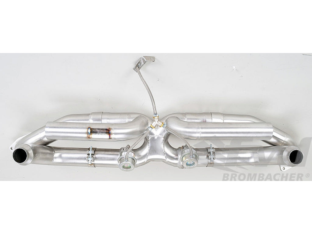 Center Muffler Bypass 911 2012+ (991) Brombacher with Valves