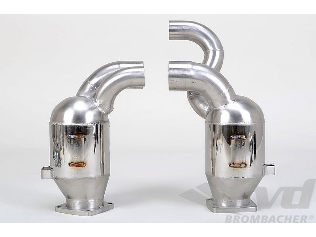 Sport Catalytic Set 991.2 - 200 Cell - Brombacher Edition - For Porsche Sport Exhaust (PSE)