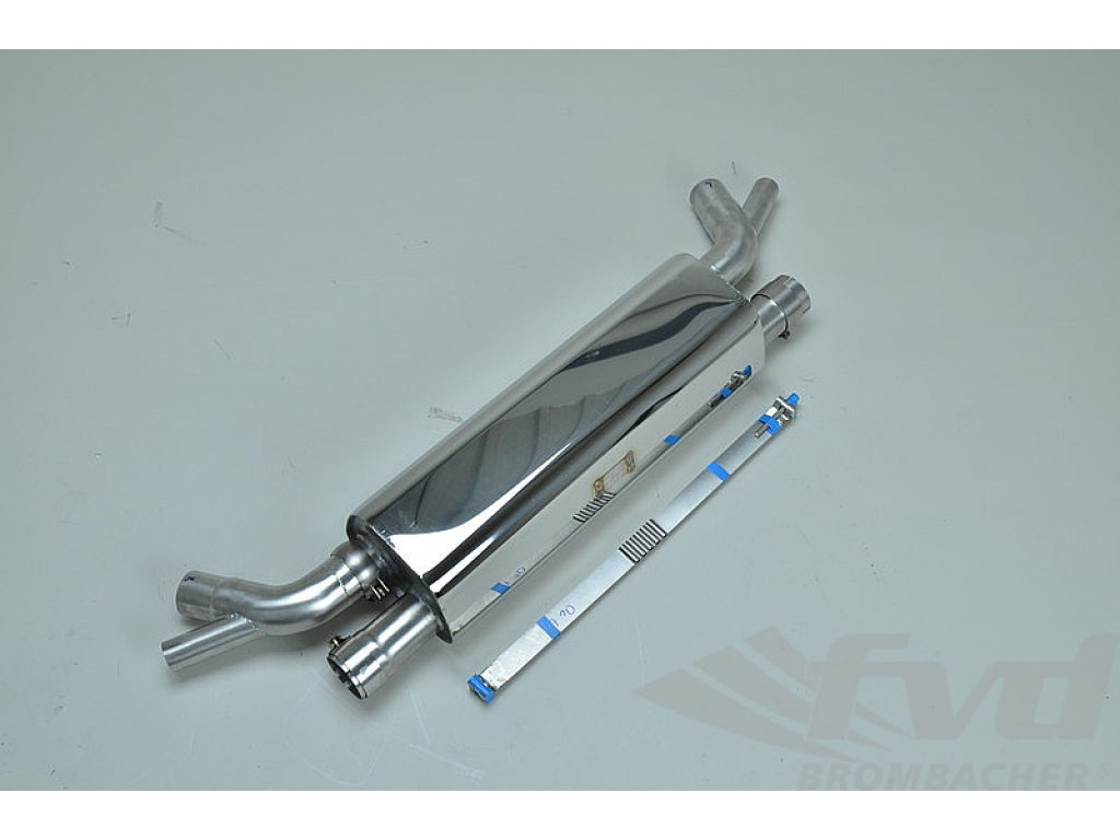 Sport Muffler 991.2 Turbo / S - Brombacher - Sound Version - For OEM Cats and Tips