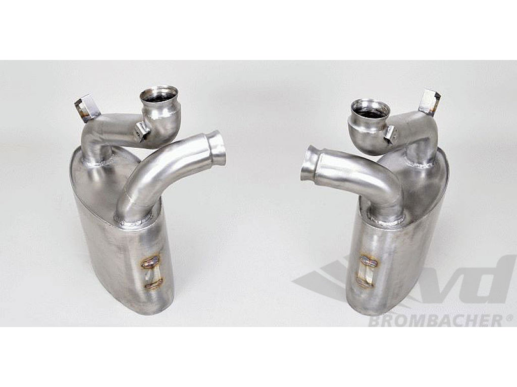 Sport Muffler 993 TT Brombacher (Sound Version), Stainless Steel