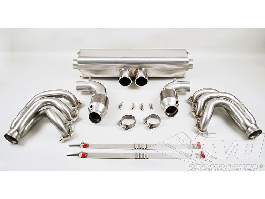 Exhaust System Race 997.1 GT3/RS Brombacher incl. 90 mm round tips