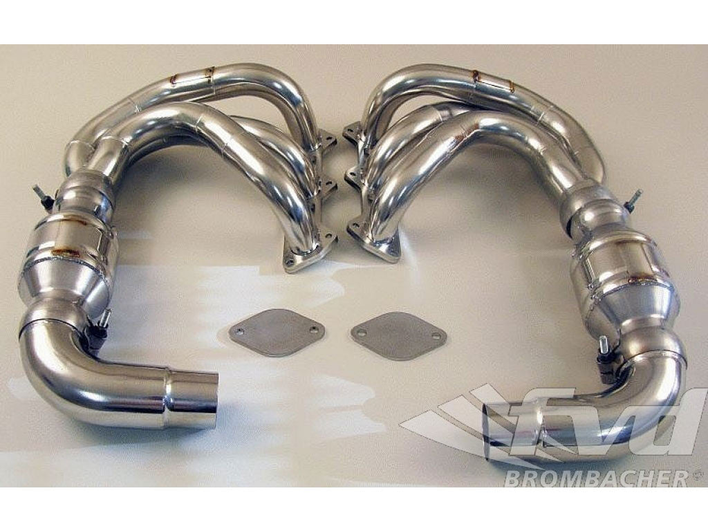 Exhaust System Race 997 GT3/RS Brombacher with 200 cell HD cats